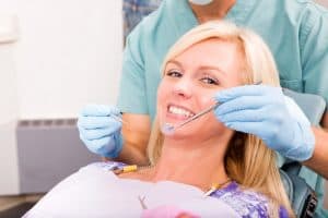 Dental Hygienist Check Up And Clean